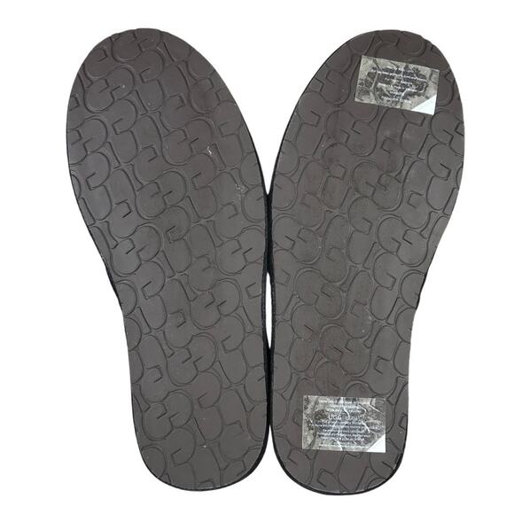 UGG Scuff Romeo II Slippers Men 13 Black Suede/Sheep Comfy Retro Cottage NWOB - Picture 9 of 10